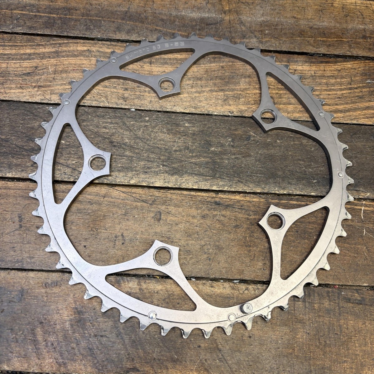 Shimano 53T SG B-53 Chainring 130 BCD 5-Arm Silver Road Bike 53