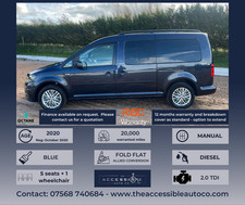 2020 VW Caddy Maxi Life C20 2.0 TDI - 5 Seater - 20k Miles – FOLD FLAT RAMP  WAV