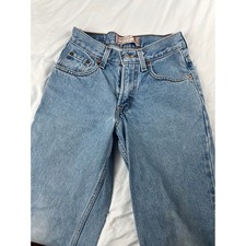 Levis 550 Relaxed Fit Jeans Kids 12 Regular Medium Wash Blue Denim 550-0216