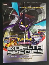 Vintage Pokemon EX Delta Species Poster TCG 20x27" Nintendo Store Display Promo