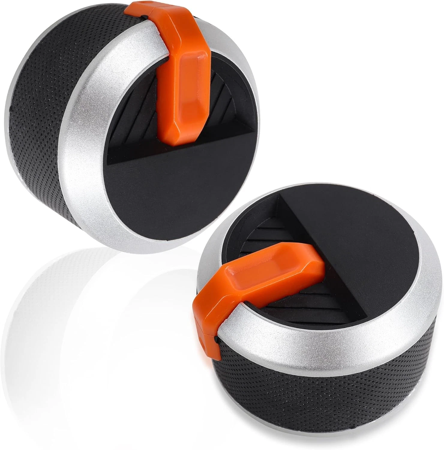 Gas Griddle Grill Orange Knobs Replacement for Blackstone, 2 Burner Control Knob - Picture 1 of 12