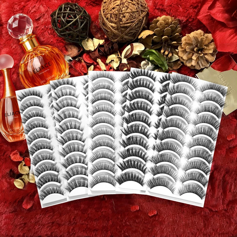Eliace Faux Mink Lashes - 50 Pairs, 5 Styles, Natural Look, Cat Eye - Image 2 of 4