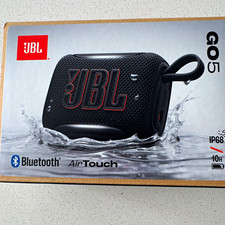 JBL Go 5 Portable Bluetooth Waterproof Speaker, Black, 7W, USB-C