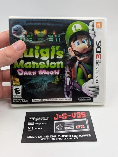 Nintendo 3DS Luigi’s Mansion Dark Moon CIB Complete In Box Authentic