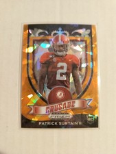 2021 Prizm Draft Picks Crusade Orange Ice Prizm Patrick Surtain II DPOY Rookie 