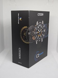 Citizen CZ Port intelligent OS Smartwatch MX1011-05X Bracelet en silicone noir/scellé, nouveau