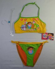 VIACOM 2007 DORA THE EXPLORER GREEK EXCLUSIVE SWIMMING SUIT KIDS 6 Yrs STAMION