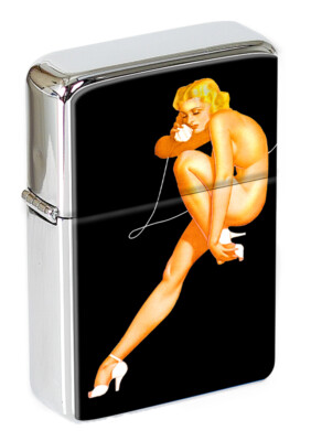 Pin-up Mädchen Ring Ring Flip Top Feuerzeug
