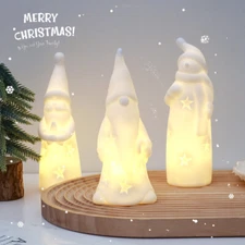 Santa Claus Light LED Light Christmas Light Snowman Gnome Night Ligh Table Decor