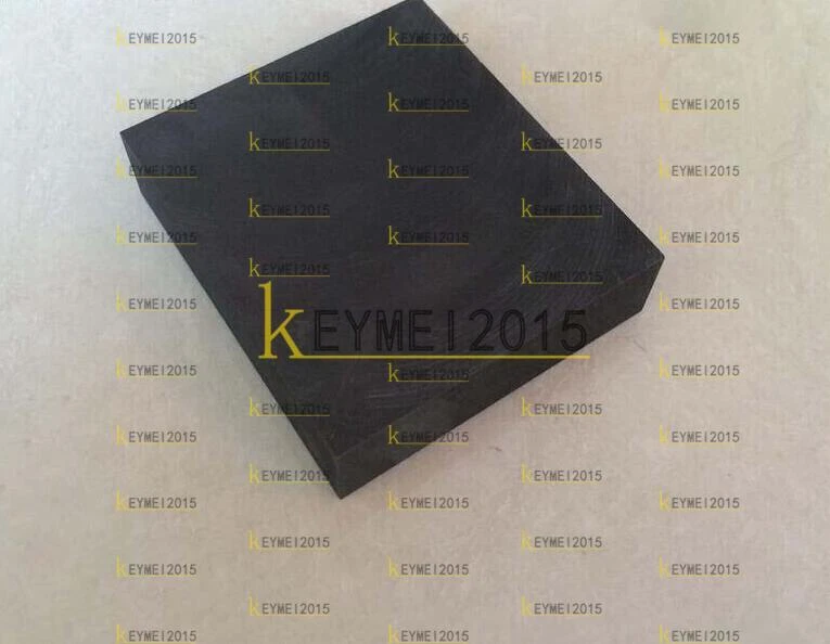 1 Stück hochreiner 99,9 % Graphitbarren Block 50 mm * 50 mm * 10 mm - Bild 1 von 1