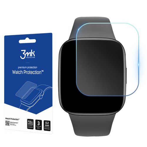 Lot 3 Films Écran pour Xiaomi Redmi Watch 3 Incassable Auto-régénérant 3mk Arc