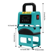 350 W Hat Heat Press Machine Semi-Automatic Sublimation Cap Heat Press Machine
