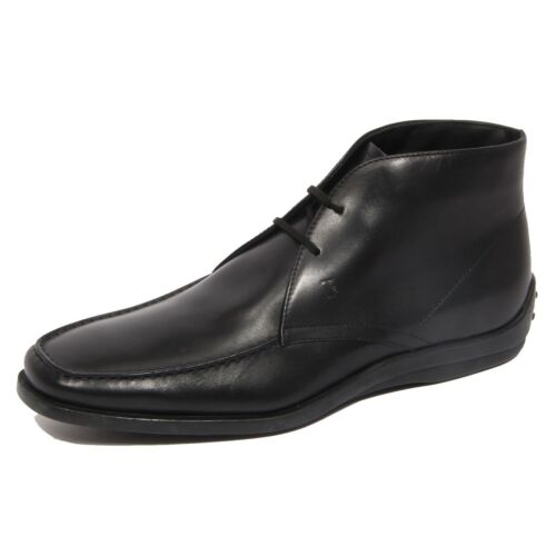 G2026 polacchino uomo TOD'S black leather shoe man - Afbeelding 1 van 4