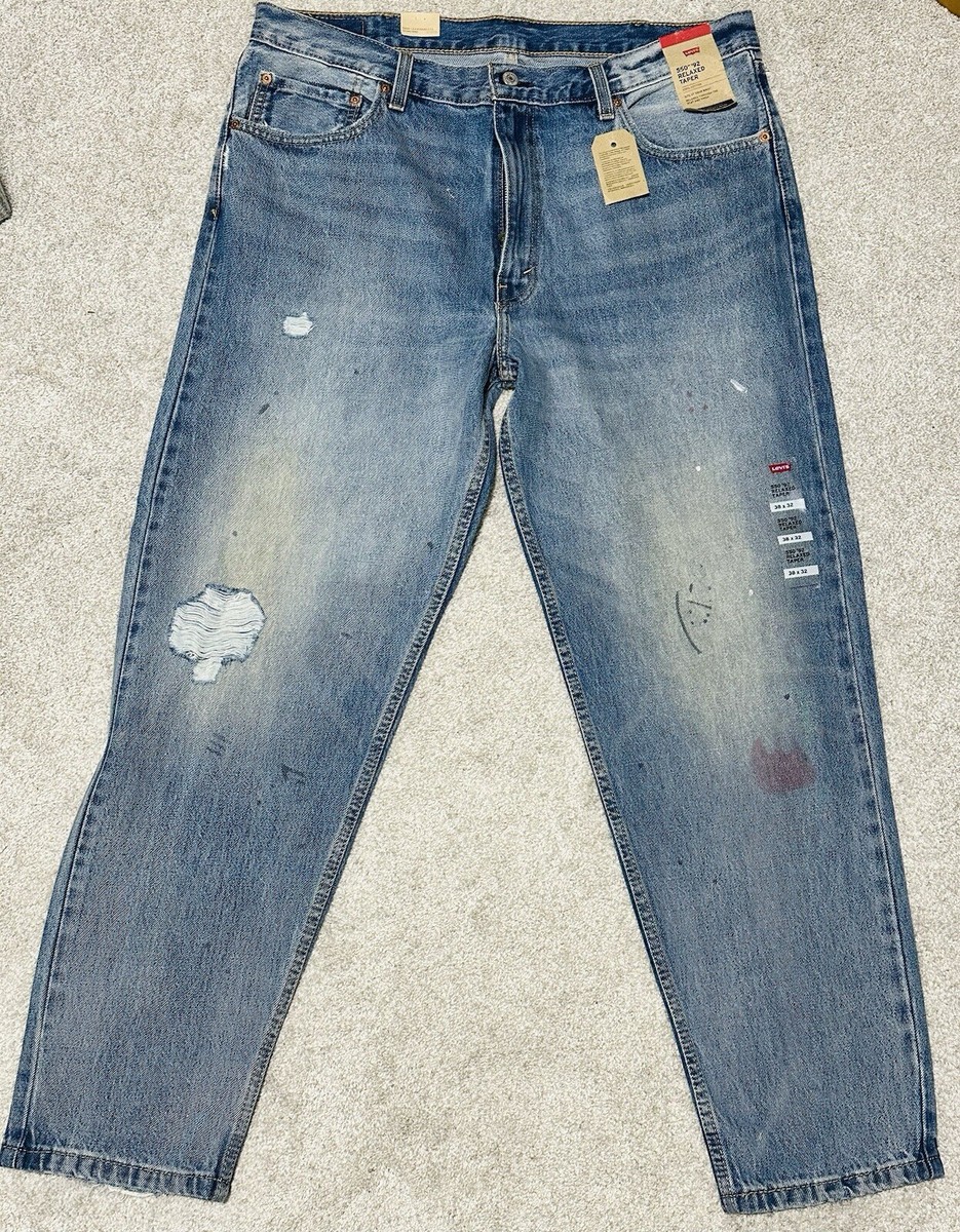 Levi's 550™️ '92 RELAXED TAPER Levi's 550 92' Jeans Relaxed Taper Denim Distressed Retro Paint