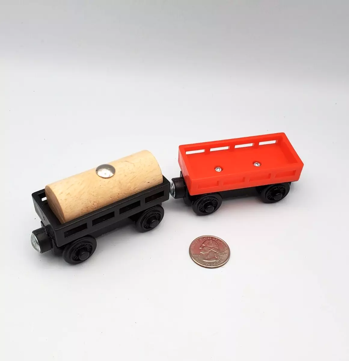 Red and black tank engine