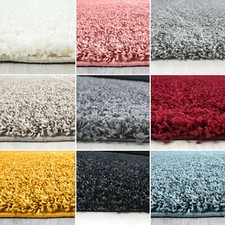 DICKE FLAUSCHIGE SHAGGY TEPPICHE 5 CM WEICHFLOR TEPPICH CARPET WOHNZIMMER SCHLAFZIMMER KÜCHE UK