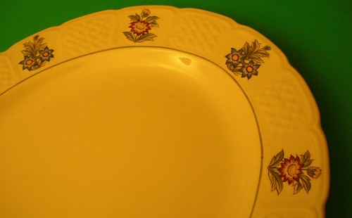 Royal Cauldon June Garden Bristol Ironstone 14 7/8" Oval Serving Platter England - Picture 5 of 7