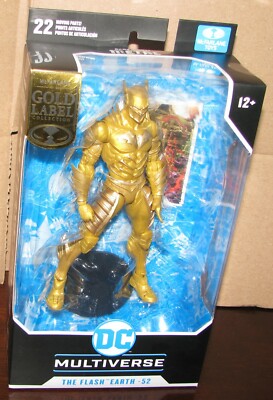 DC Multiverse Reverse Red Death Flash Earth 52 Gold Label