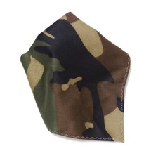 Camouflage Pattern Army GREEN Brown Hankerchief Pocket Square Hanky Men's Hankie