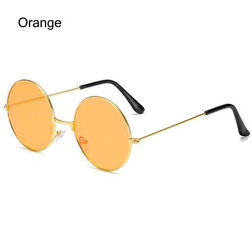 Disco Women Men Hippie Circle Glasses Eyewear Metal Sunglasses Round Sunglasses - Picture 16 of 20