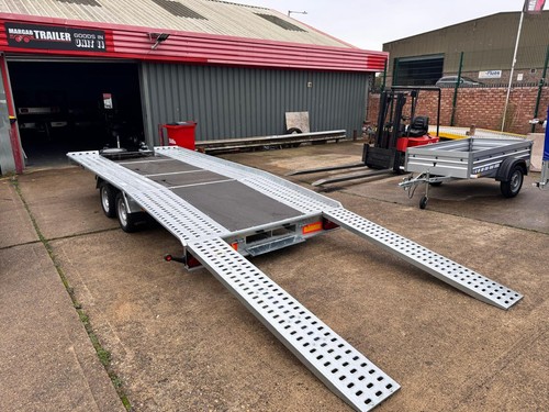 BEAVER TAIL Trailer Twin Axle 15ft 6.6ft 4.5m x 2m 2700kg WHEEL SIZE 13 - Picture 10 of 10