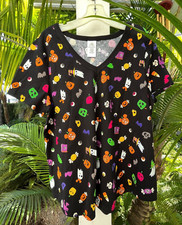 Disney Parks 2022 Halloween Mickey Treats Ghosts Pumpkins T-Shirt Adult XL NWT