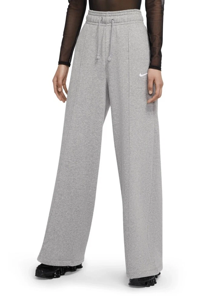 Nike Sportswear Knit Palazzo Wide Leg Sweatpants CU6156-063 - Grey 