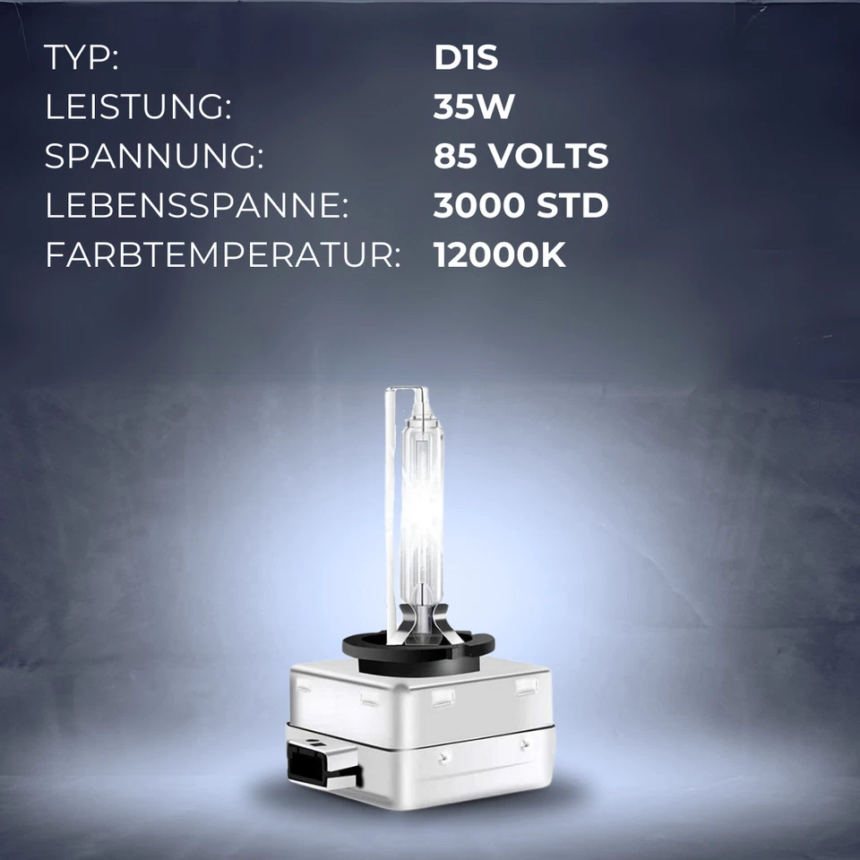 2x Genuine SuperVision D1S 12000K Xenon Bulb Lamp Light Headlight For BMW - Image 4 of 4