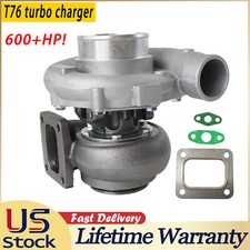 600 Hp T76 Turbo Charger Turbocharger T4 .96 Ar Trim 76mm Compressor Us Stock