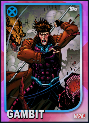 Topps Marvel Collect - X-Collect - Gambit Pink Award 131cc - Picture 1 of 1