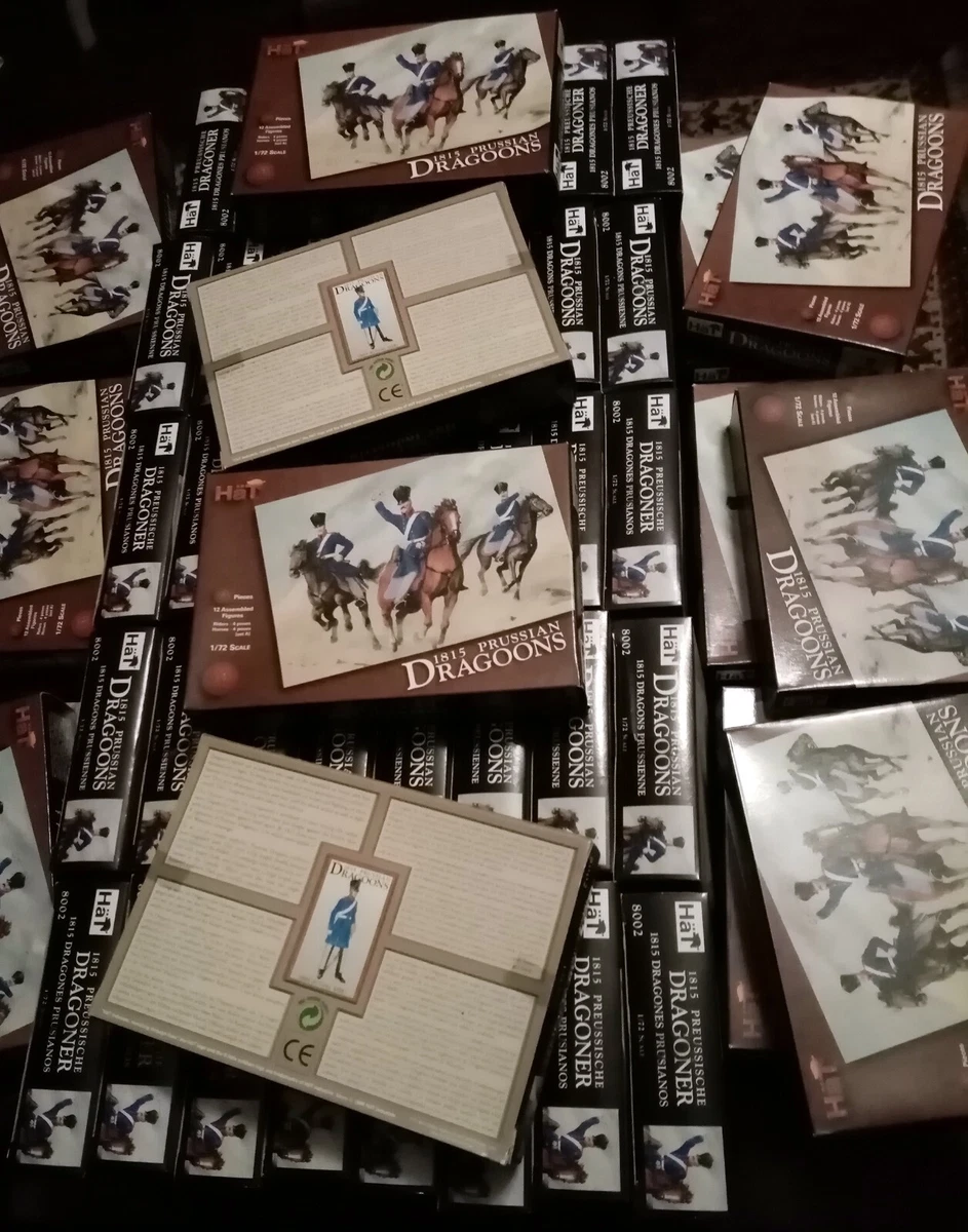 HäT 8254 Lot De 40 Figurines D'Infanterie Prussienne En Action - Échelle 1/72 - Parfait Pour Maquettes Napoléoniennes