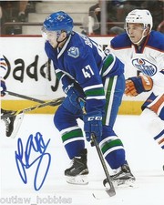 Vancouver Canucks Sven Baertschi Autographed Signed 8x10 Photo COA B