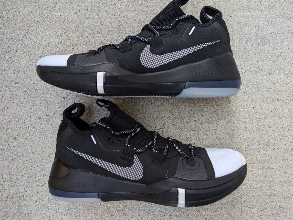DS NIKE AIR ZOOM KOBE AD 2018 BLACK WHITE TOE sz 8.5 dunk DS NIKE AIR ZOOM KOBE AD 2018 BLACK WHITE TOE sz 8.5 dunk