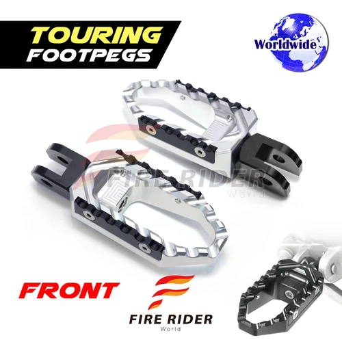 For Suzuki DL 1000 V-Strom 02-16 08 09 10 11 12 CNC Front Rider Wide Foot Pegs