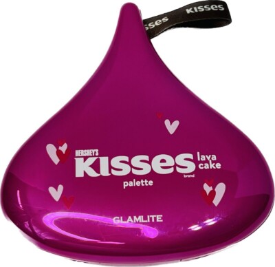 Glamlite x Hershey s Kisses Lava Cake 6 Pan Eyeshadow Palette 6.6g NIB