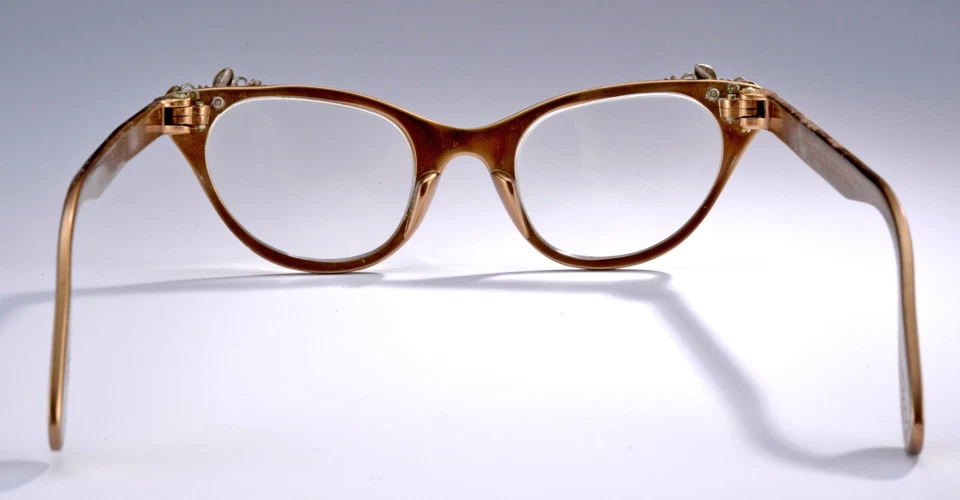 Tura Inc очки винтажные очки 3D цветочный цветы алюминиевая оправа серебро MCM - Изображение 4 из 4