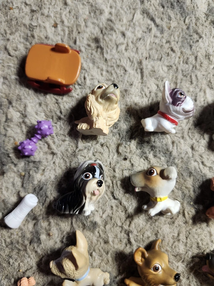 Оригинальные курносые (лот из 15 наборов) собаки щенки мини игрушки фигурки коллекционные предметы  - Изображение 2 из 4
