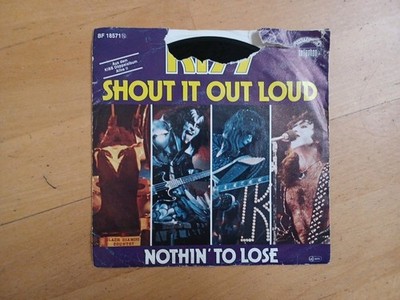 7'' Vinyl-Single     KISS - SHOUT IT OUT LOUD    BELLAPHON Casablanca BF 18571