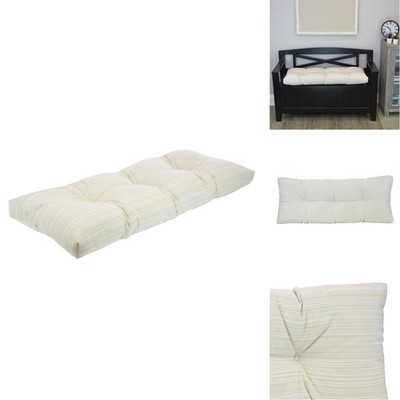 Klear Vu Gripper Non-Slip Tufted Bench Cushion Indoor Furniture Assembled In