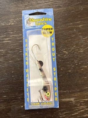 Moonshine Super Glow Lure Shiver Minnow Size 2.5 Salmon Walleye Trout Striper
