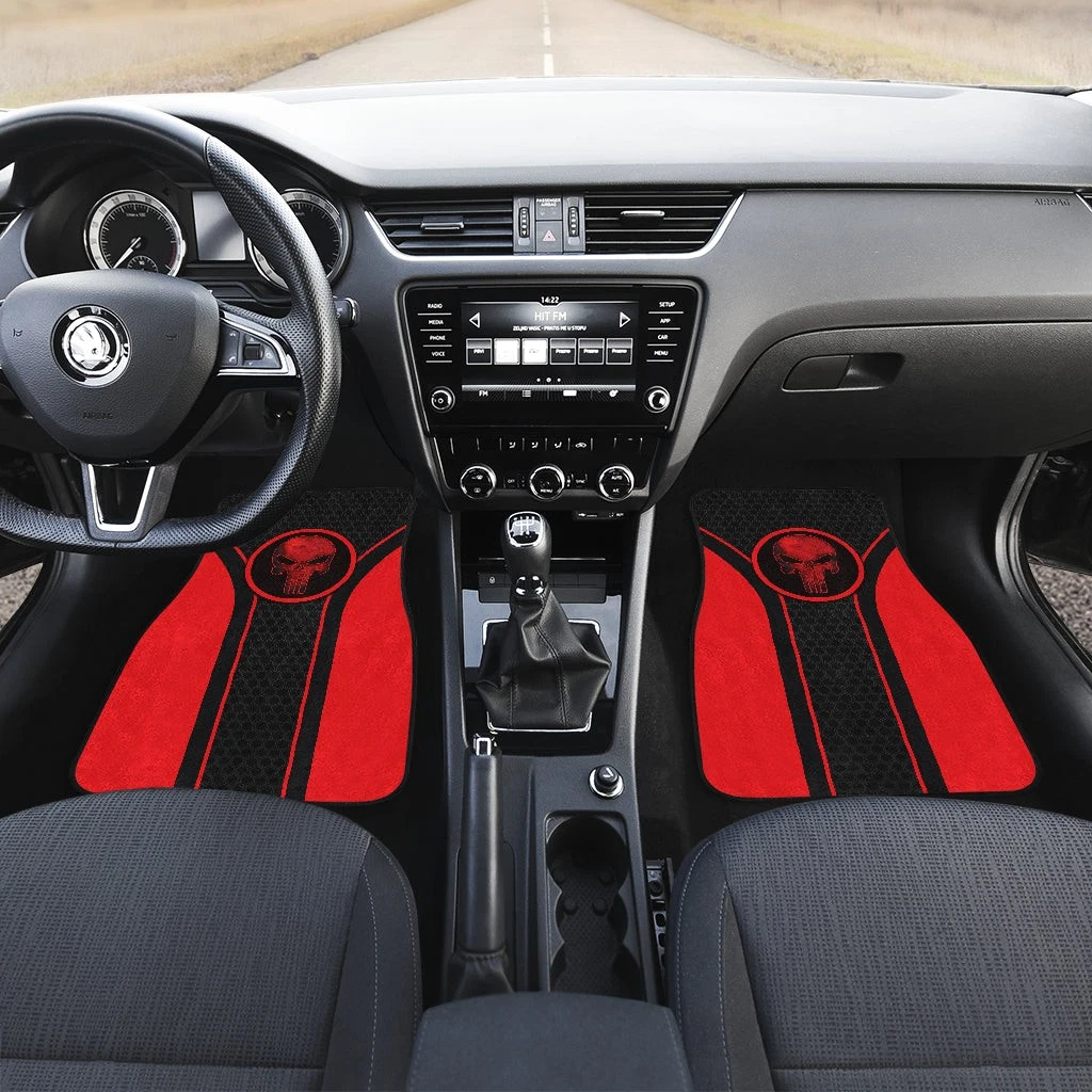 The Punisher Logo Car Floor Mats
