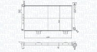 Magneti Marelli MotorküHler WasserküHler 350213180600 FüR Lada Niva 2121 2131