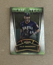 2025 Stadium Club Baseball Julio Rodriguez Beam Team Case Hit SSP Card #BT-15