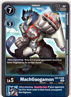MachGaogamon Rare Alternative Being Booster Foil EX4-019 R NM