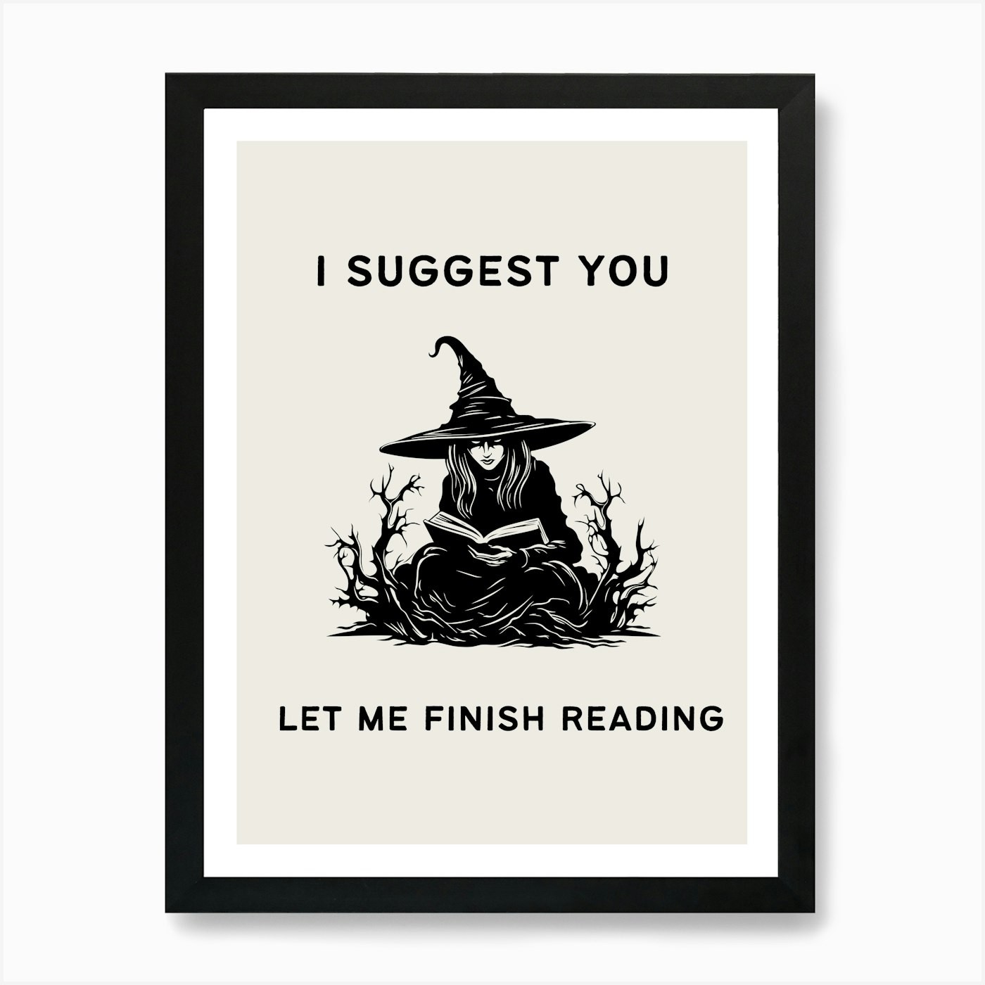 Bookish Print | Vintage Retro Reade Framed Wall Art Poster Canvas Print Picture