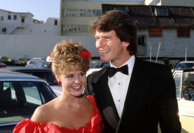 Linda Blair Gordon Thomson at the party given by US magazine mark - Old Photo 1