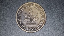 Germany 1950 10 Pfennig Federal Republic of Germany (Bundesrepublik Deutschland)