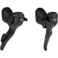 R7 Drop Bar Shift Lever Set - 2 x 7-Speed, Shimano Compatible, Black SB-R372