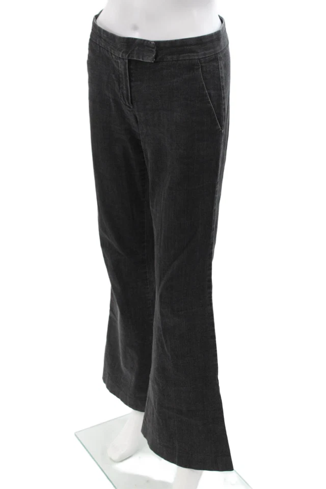 Pantalones de vestir Theory para mujer gris oscuro talla 0 Foto 2 de 4