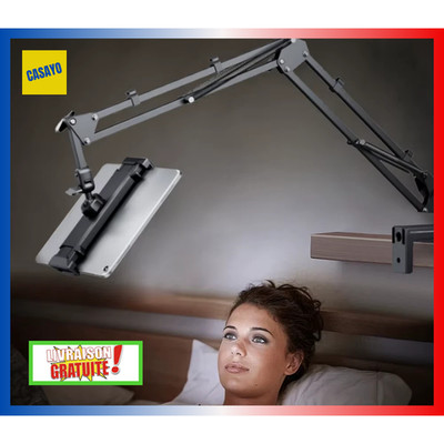 Universal Tablet Telefon Halterung Bett verstellbar - langer Arm 360° drehbar